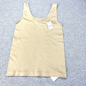 J. Crew Factory Beige Round Neck Tank Top Sz Medium MSRP: $29.50